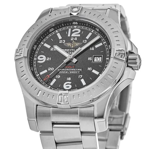 breitling colt quartz mens watch a7438811 bd45-173a|Breitling Colt Quartz Volcano Black / Bracelet • .